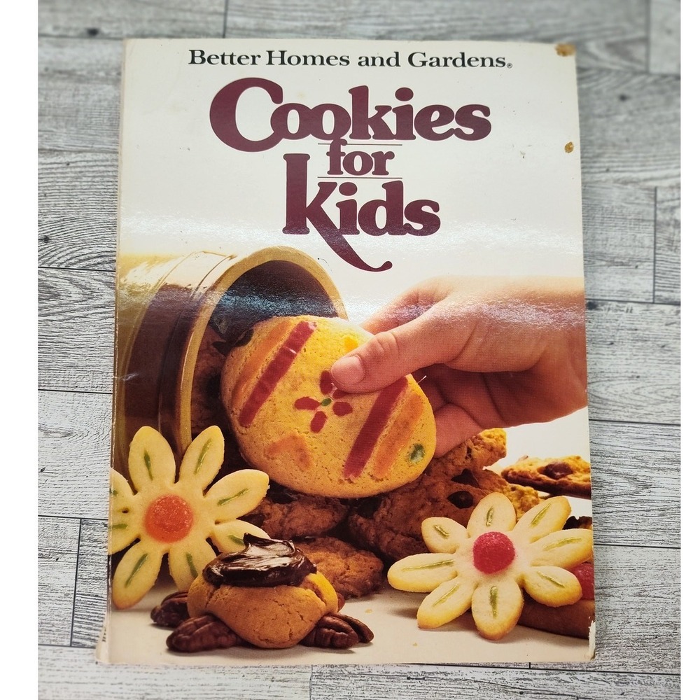 1980s Cookies for Kids Better Homes and Gardens Cookbook Vtg Softcover Recipes